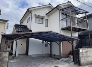 施工事例１０３　姫路市　外壁塗装・ベランダ波板リフォーム
